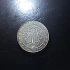 1986 Troy Ounce Silver Bullion Round Coin Collectors World Trade Silver Freedom