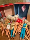 lot #3 (11) Barbie and friends dolls clothes accessories in carrying case