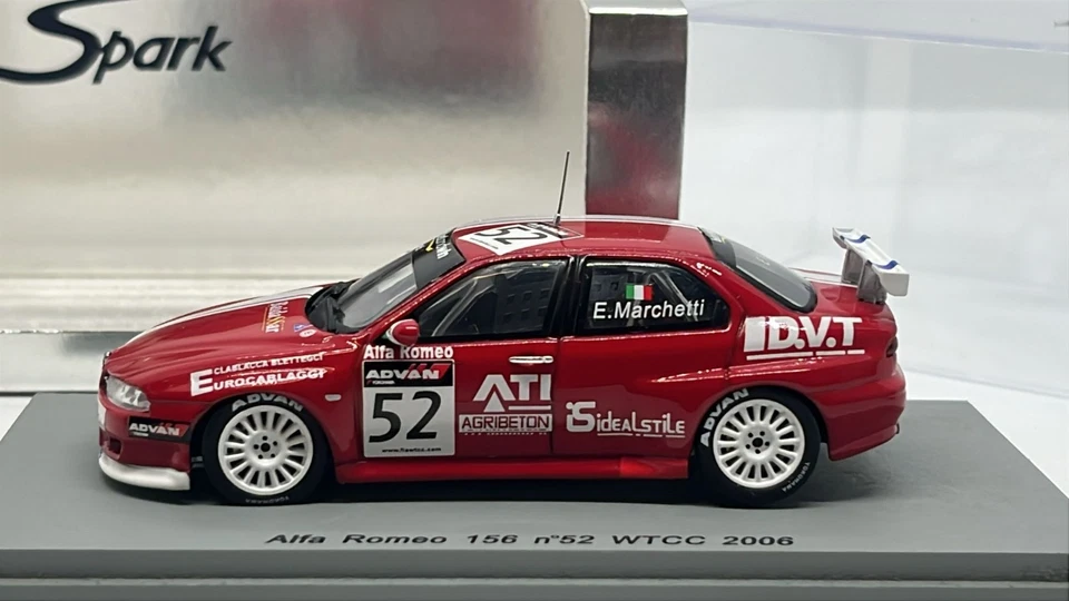 Spark ALFA ROMEO 156 nr 52 WTCC 2006 SCALA 1:43 - Immagine 4 di 4