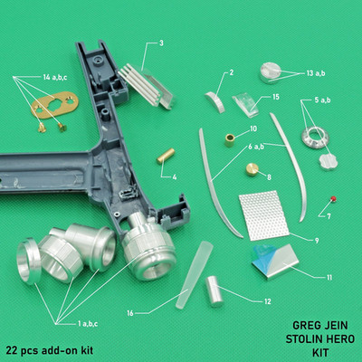 Star Trek TOS, GREG JEIN, STOLIN HERO, PHASER, 22 PART KIT, D STINES