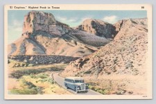 Postcard - El Capitan, The Highest Peak In Texas