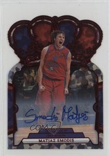 2023 Panini Crown Royale EuroLeague Red Crystal 46/99 Matjaz Smodis #86 Auto i1p