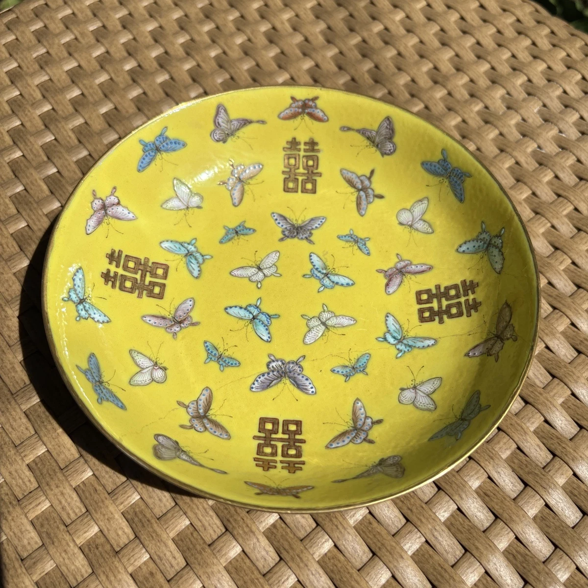 陶瓷黄色1850-1899 亚洲古董| eBay