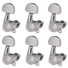 6R 3R3L In Line Guitar 1:18 Locking Tuner Tuning Peg Key Machine Head Semicircle