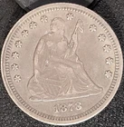 1878 P Philadelphia Mint Liberty Seated Quarter Very Nice VF/XF Condition