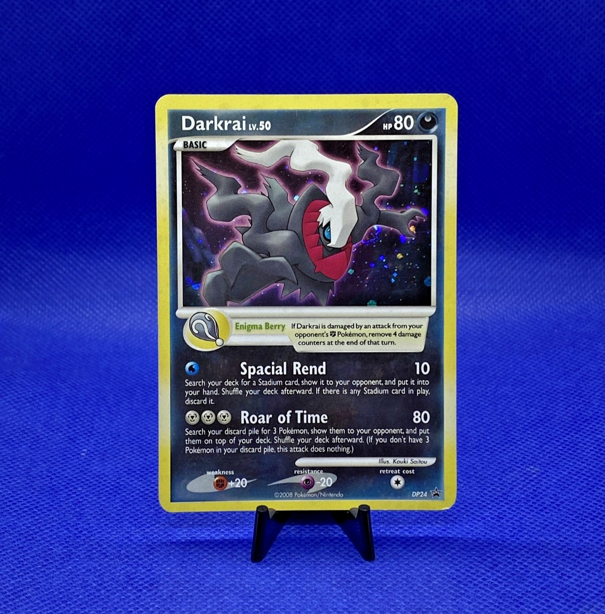 Pokemon TCG Darkrai DP24 Diamond and Pearl Black Star Promo Holo Card