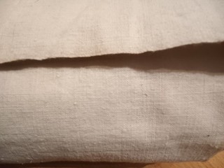 1x Leinen Rolle Ballen gewebt Natur alt um 1900 ca. 5 5 x 0 80 Meter