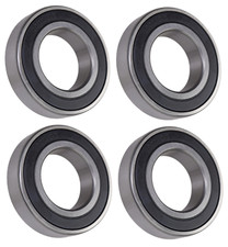  4 Each 6006-2RS, 6006LLU, 6006DDU Sealed Radial Ball Bearing 30X55X13 SpinCo