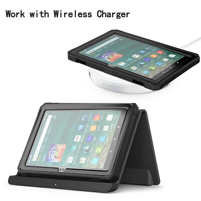 For Amazon Fire HD Fire HD Plus Case (12th Gen) Built in