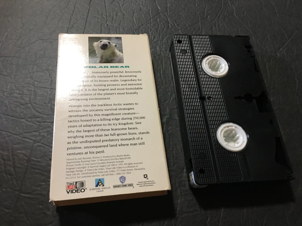Predators Of The Wild Polar Bear VHS - Image 2 of 3