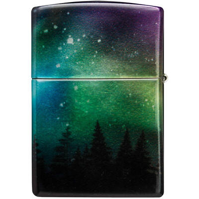 Zippo Lighter Colorful Sky Design Metal Construction