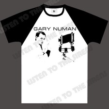 Gary Numan (Tubeway Army) - Photograph Quality Cotton Raglan T-Shirt - Brand NEW