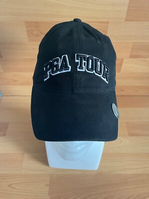Unisex PGA Tour schwarze Baseballkappe/Hap - brandneu - verstellbar