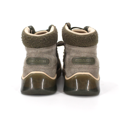 COACH Skateboard Citysole High Top Fuzzy Felt Panels Army  display picture 2