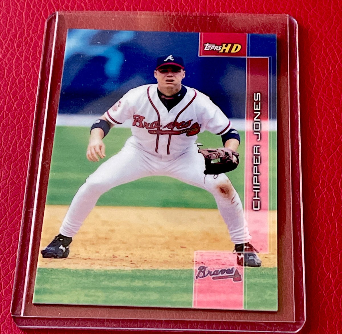RARE 2001 Topps HD #91 Chipper Jones Atlanta Braves
