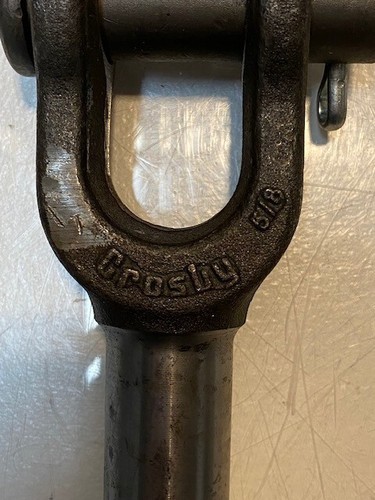 Crosby Open Swage Socket 5/8, 5MB 17mm ID 32mm Shaft 30mm Rod - Picture 2 of 11