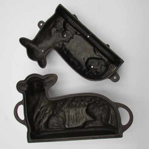 Griswold Cast Iron Lamb Cake Mold # 866(921,922) - Picture 6 of 15