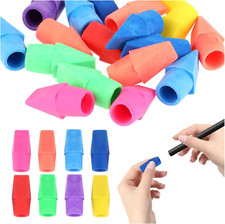 Pencil Erasers,100 Pcs Pencil Top Eraser Eraser Caps on the Top of Pen and Penci