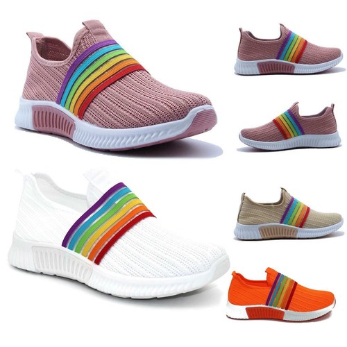 rainbow ladies trainers