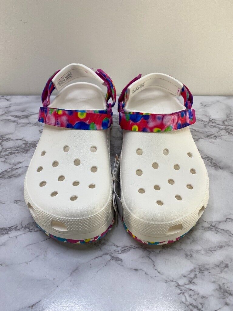 Crocs Classic Hiker Solarized Clog Men's 11 White/Multicolor Crocs Classic Hiker Solarized Clog Men's 11 White/Multicolor