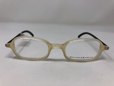 Donna Karan Eyeglasses Frame Italy 8814 238 135 Yellow/Black Full Rim JF71