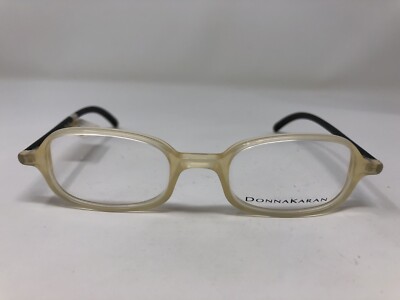 Donna Karan Eyeglasses Frame Italy 8814 238 135 Yellow/Black Full Rim JF71