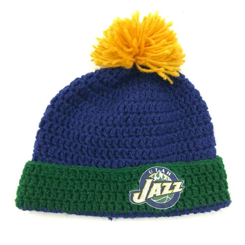 VINTAGE Utah Jazz Beanie Hat Cap One 