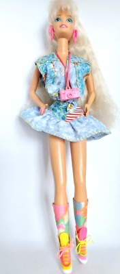 Barbie 1990 All American Stone Wash Iconic Reebok #9423 | eBay