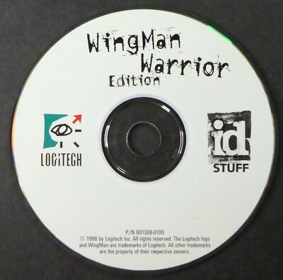 1996 Logitech Wingman Warrior Edition ID Software Stuff Game Demo Collection