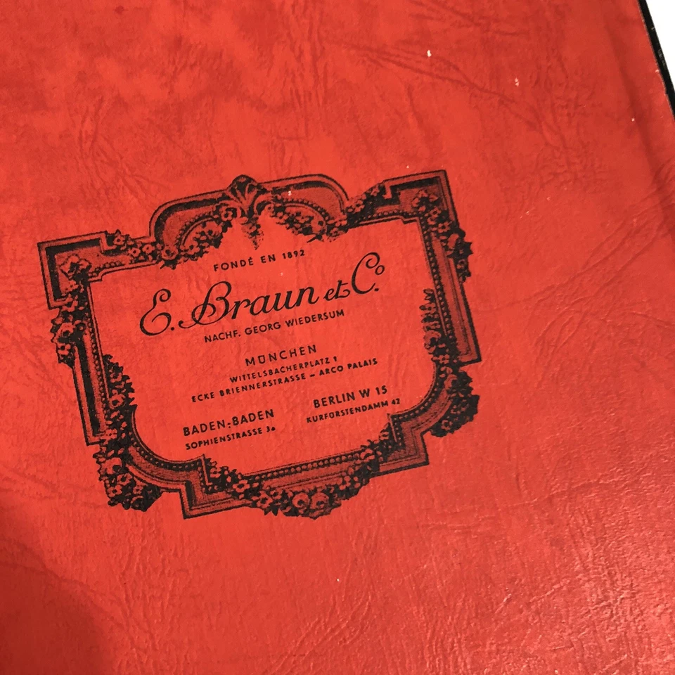 E. Braun & Co набор из 2 роз цветочный вышитый носовой платок носовой платок с коробкой - Изображение 3 из 4