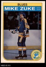 1982 O-Pee-Chee #313 Mike Zuke Blues 8 - NM/MT