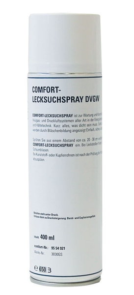 Sanit Lecksuchspray 400 Ml Lecksucher Leckfinder Lecksucherspray Gas DIN-DVGW-image