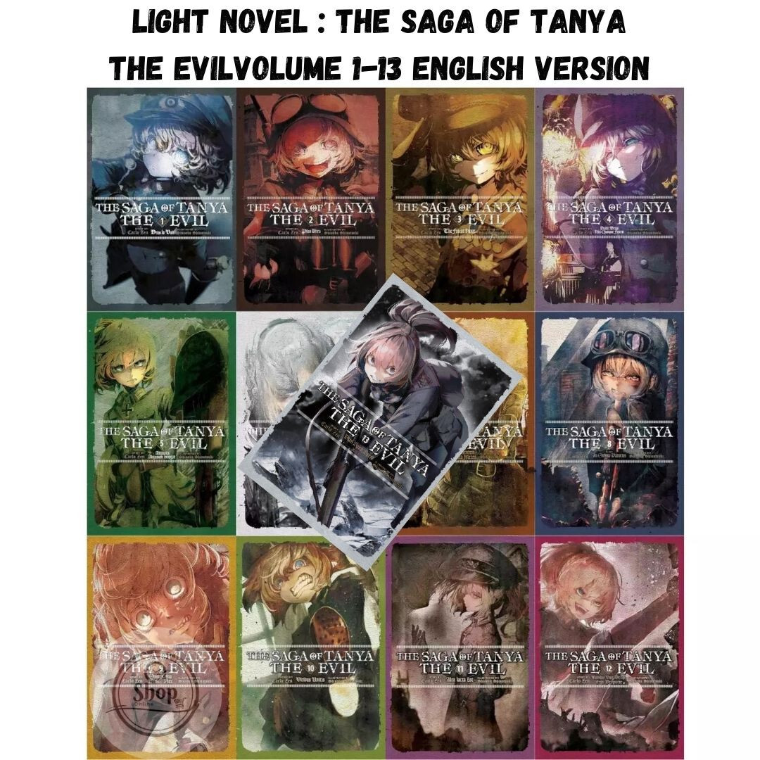 The Saga Of Tanya The Evil Vol. 1-14 by Carlo Zen (Light Novel