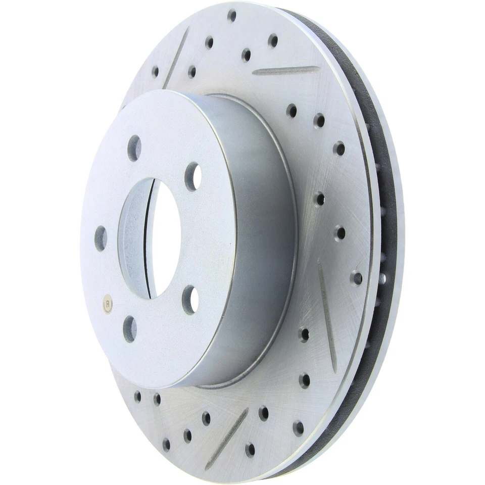 Rear PAIR Stoptech Disc Brake Rotor for 1984-1990 Lincoln Mark VII (45237) - Image 4 of 4