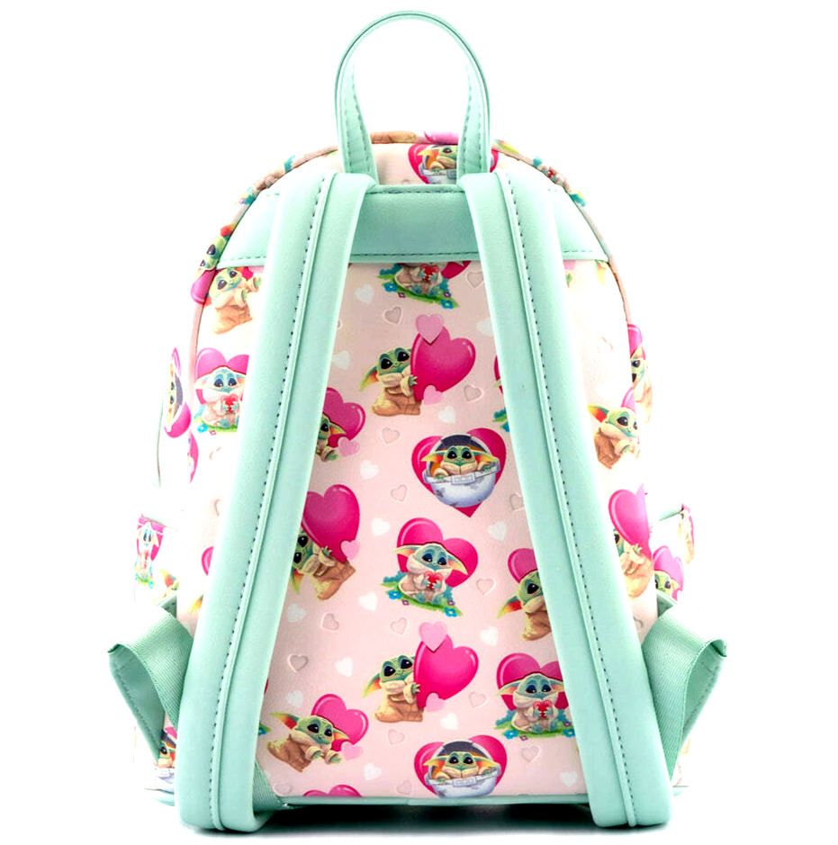 ✤ New LOUNGEFLY DISNEY Star Wars Backpack MANDALORIAN BABY  display picture 2