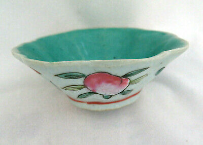 Wasabi Bowl Old Chinese Dipping Bowl Soy Enamel Hand Painted
