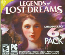 Video Game PC Legends of Lost Dreams A Hidden Object 6 Pack N13