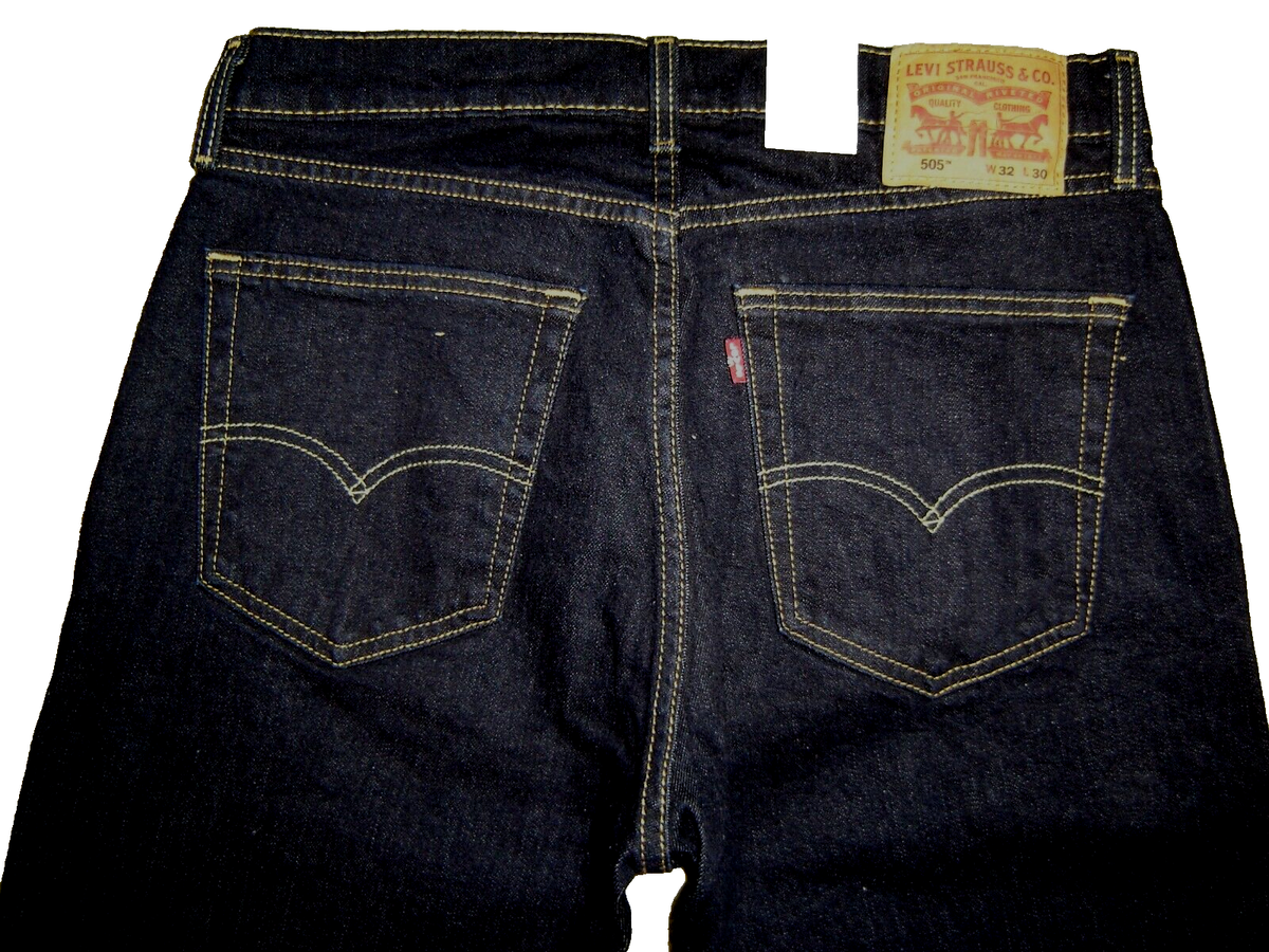※S　Levi's 00505-3032 W29/L32 Levi's 505 Men's Jeans W29/L32 Regular Fit Faded Whiskers