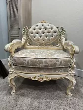 SILIK Italian Baroque French Rococo Victorian Chair  Italy Living Bedroom