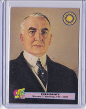 1992 Club Pro Set Presidents #28 WARREN G HARDING (IDO1)