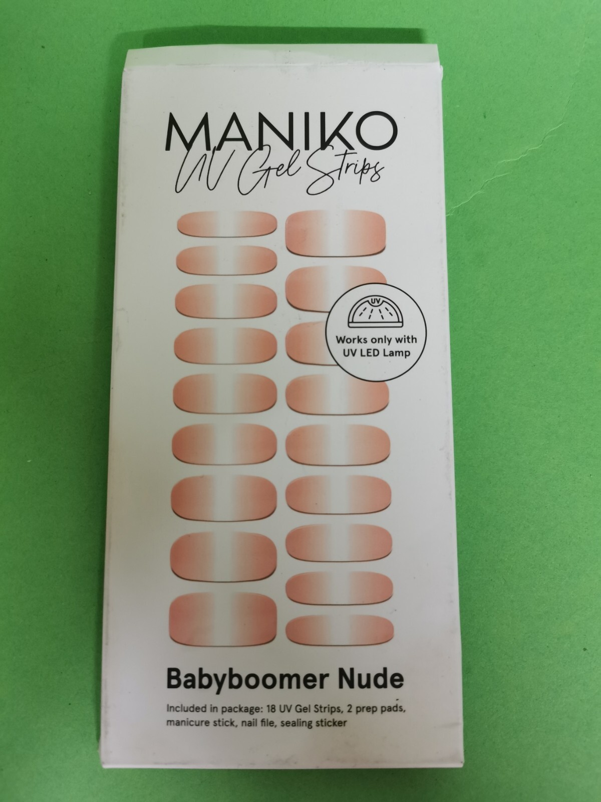 1 x 18 Maniko UV Gel Strips Nagelfolie eBay