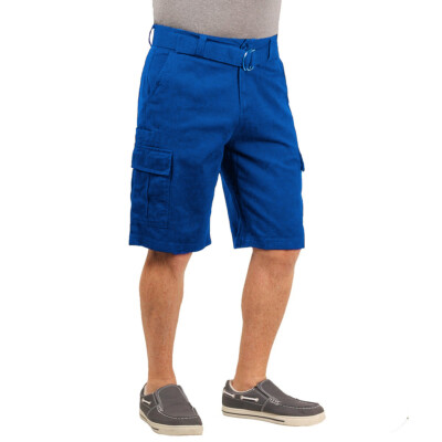Revolution Belted Twill Cargo Shorts Casual Shorts 100% Cotton Sky Size 34