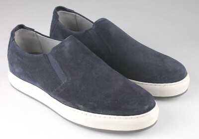 NEW Mens Strellson Blue Leather Suede Casual Shoes 43 EUR 10 US 9 UK