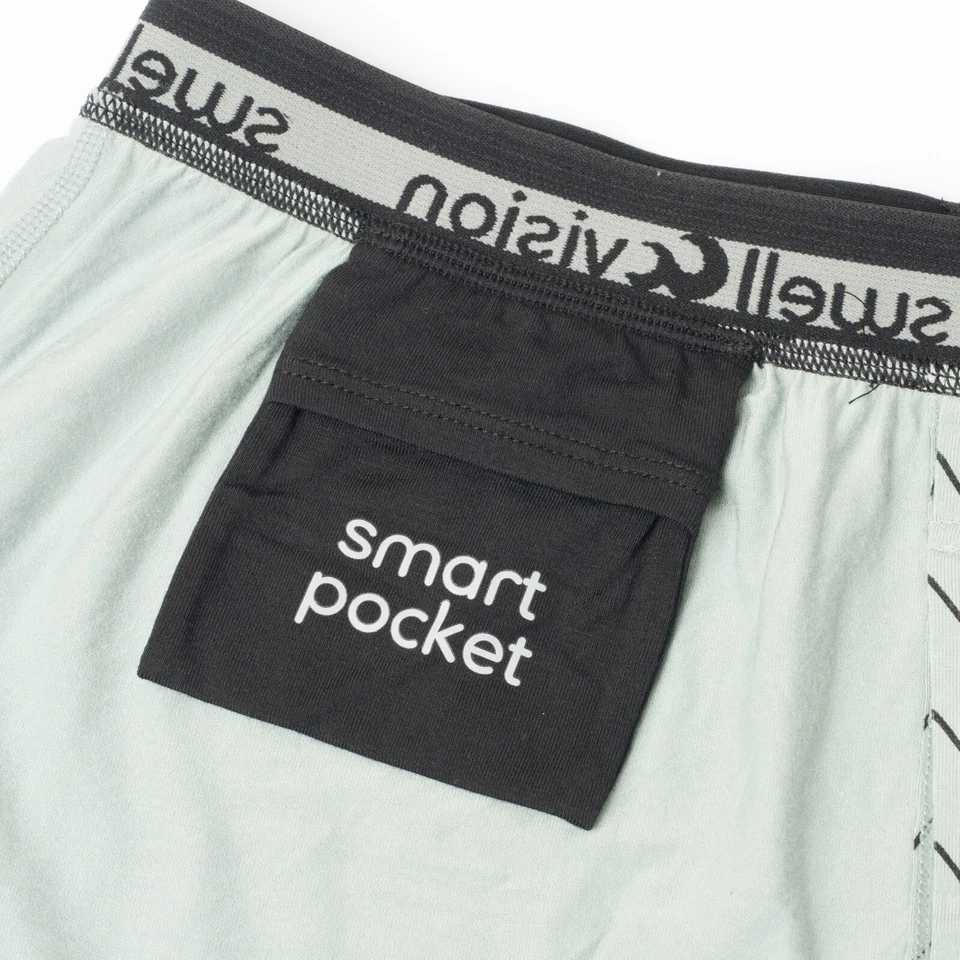 Boxers Swell Vision de fibra de bambú con bolsillo inteligente y estuche de bambú - Montaña (L)  Foto 3 de 4