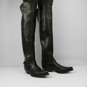 thigh high boots cowboy