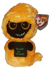 Ty Beanie Boos GRINNER the Halloween Ghoul 6" NEW MWMTs Plush Stuffed Animal Toy