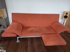 WK Wohnen Alcantara Couch Sofa orange