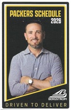 2026 NFL FOOTBALL SCHEDULE - GREEN BAY PACKERS: MATT LEFLEUR
