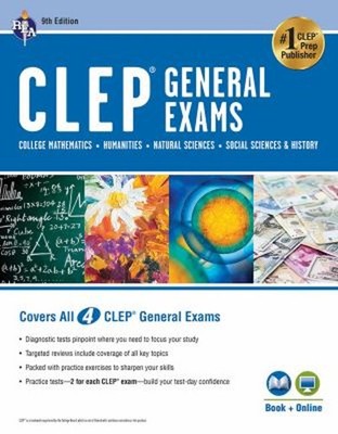 CLEP  General Exams : Includes College Math, Humanities, Natural