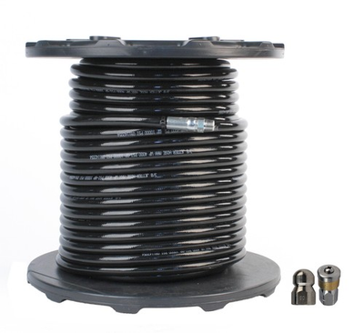 #ad Schieffer 3 8quot; x 200#x27; 4000 PSI Sewer Jetter Hose amp; 8.0 BN amp; 8.5 RT Nozzles $424.99